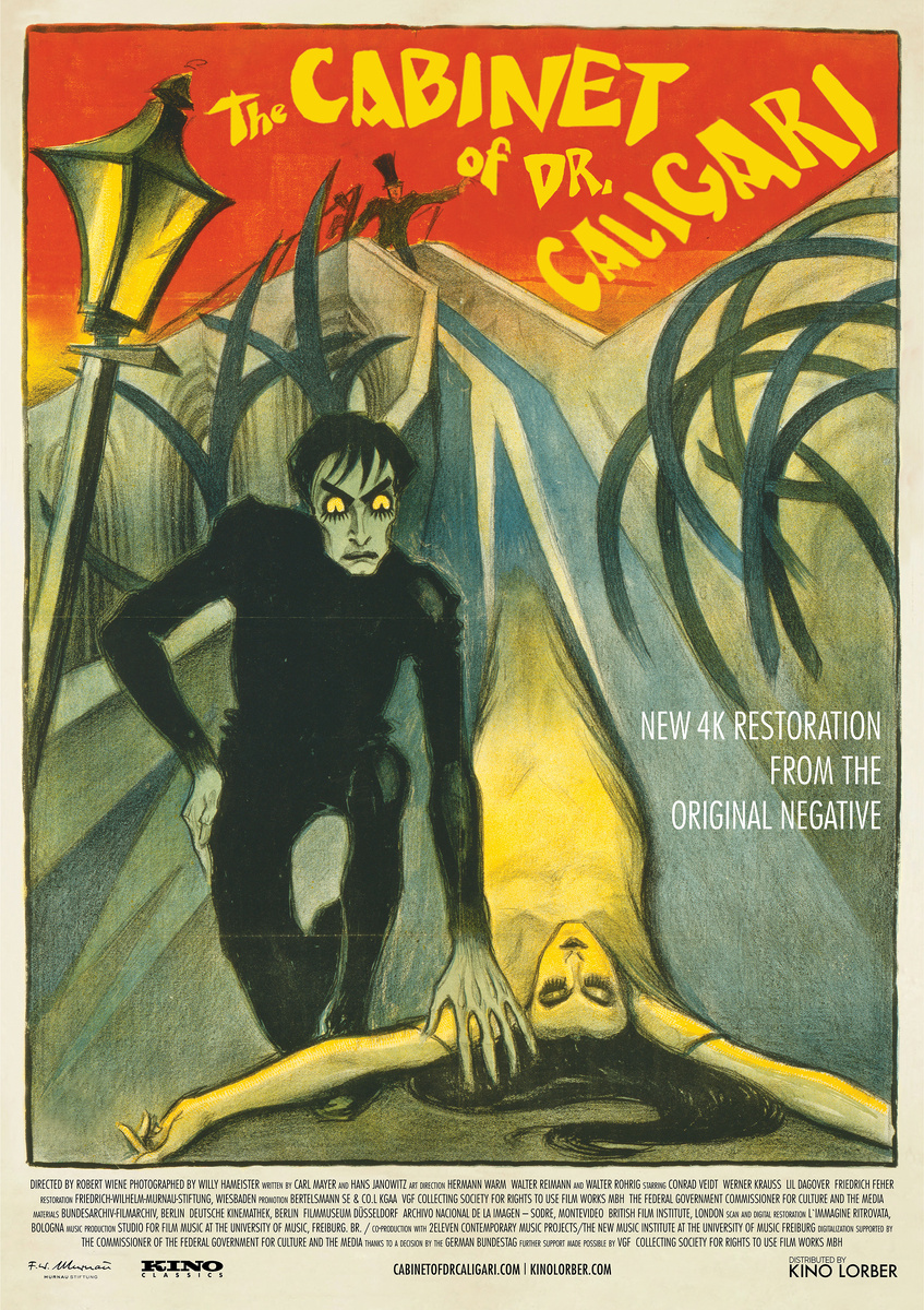 Постер к фильму “Кабинет доктора Калигари” (1920)