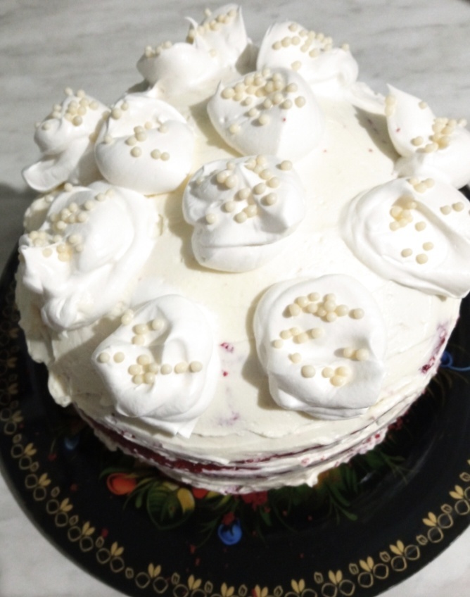 Домашний торт "Красный Бархат"