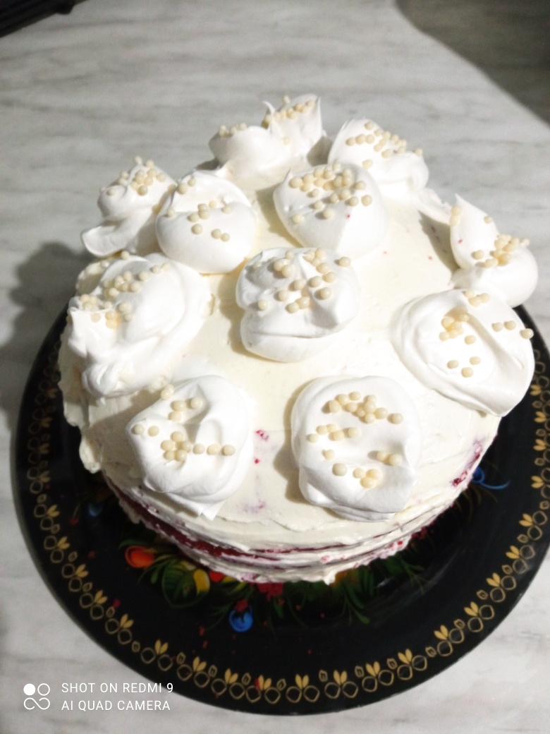 Домашний торт "Красный Бархат"