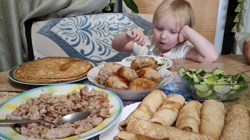 Скачать видео: УТРО ЖАРЮ БЛИНЫ 🥞ИДЕМ К ДОЧЕ В ГОСТИ.