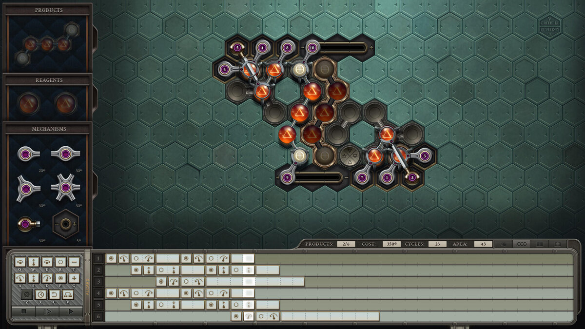    Галерея игры Opus Magnum