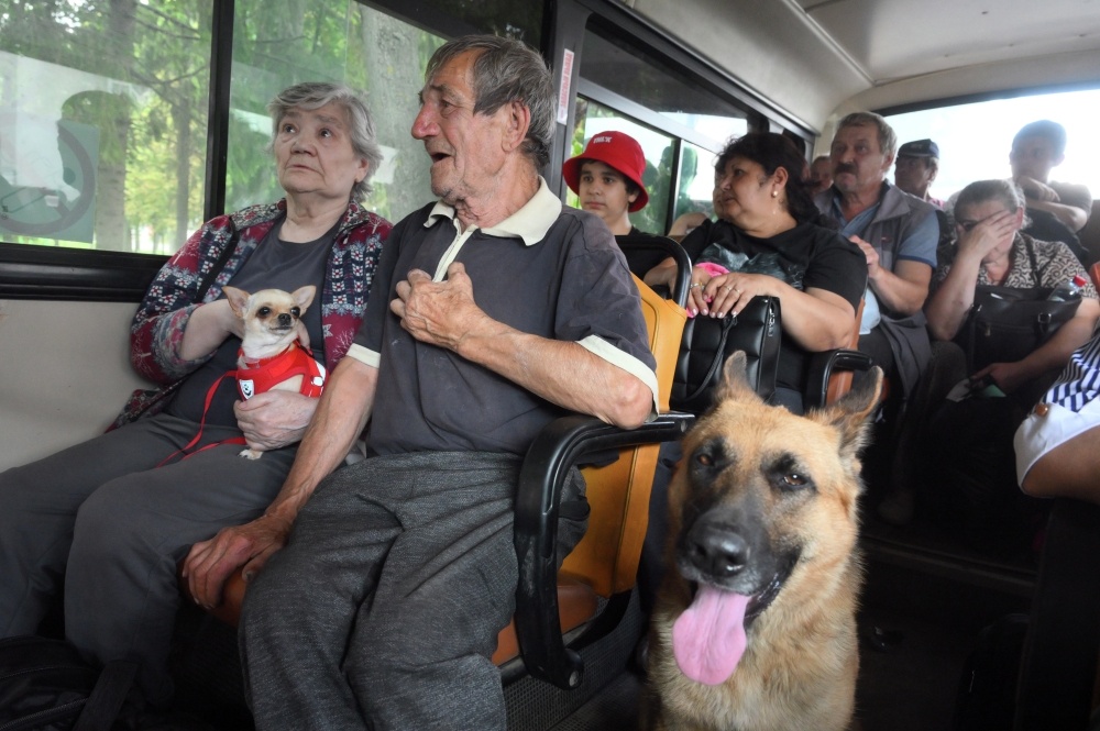 Эвакуация из Курской области. Фото: Илья Питалев / РИА Новости