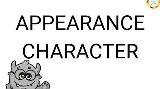 Appearance and character small test