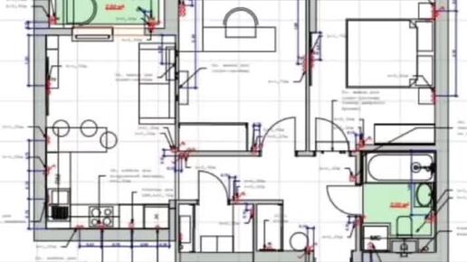 🏚ЖК «Черноморский - 2», Новороссийск✔️🛠Ремонт под ключ квартиры площадью 58 кв/м🔑