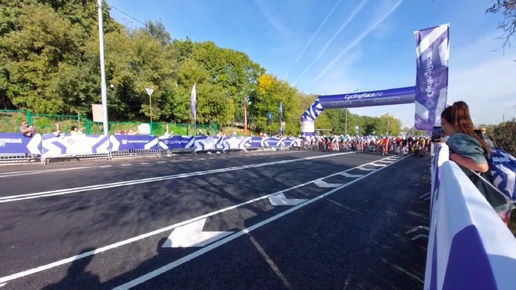 На Крылатской улице стартовала велогонка CyclingRace 🚴