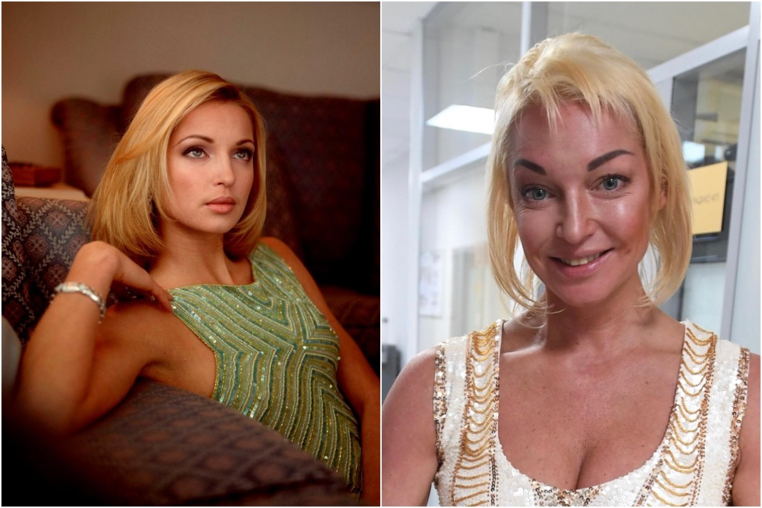 Слева: начало 00-х, справа: наши дни. 