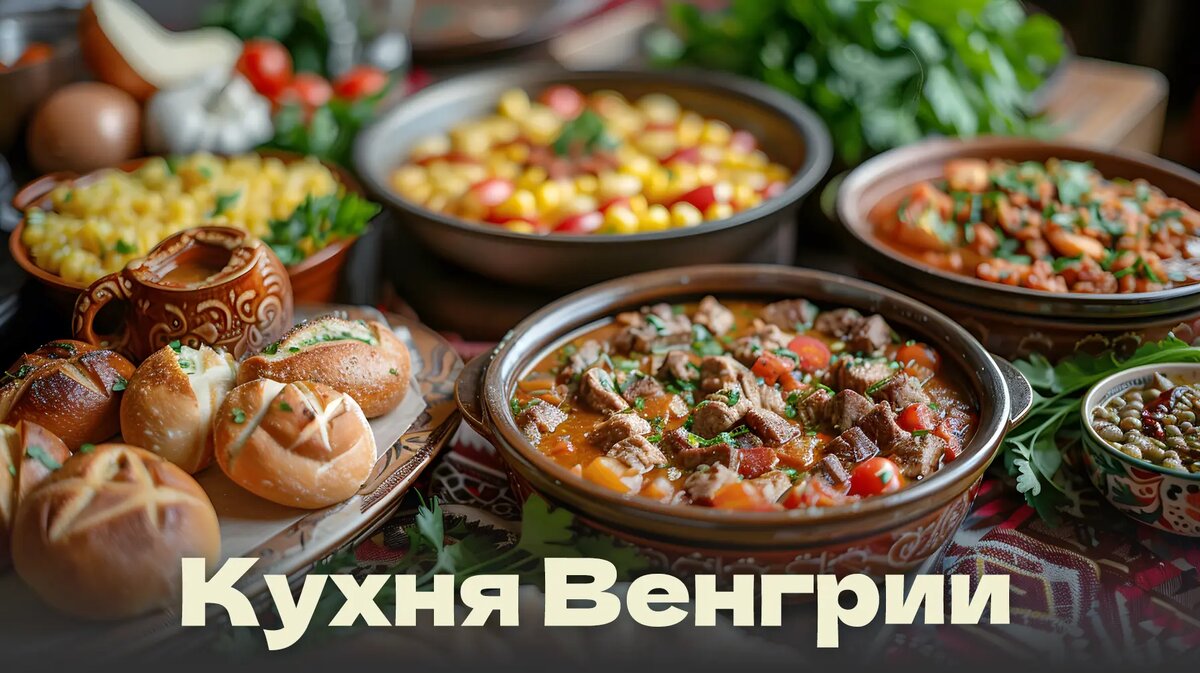 Главные блюда венгерской кухни