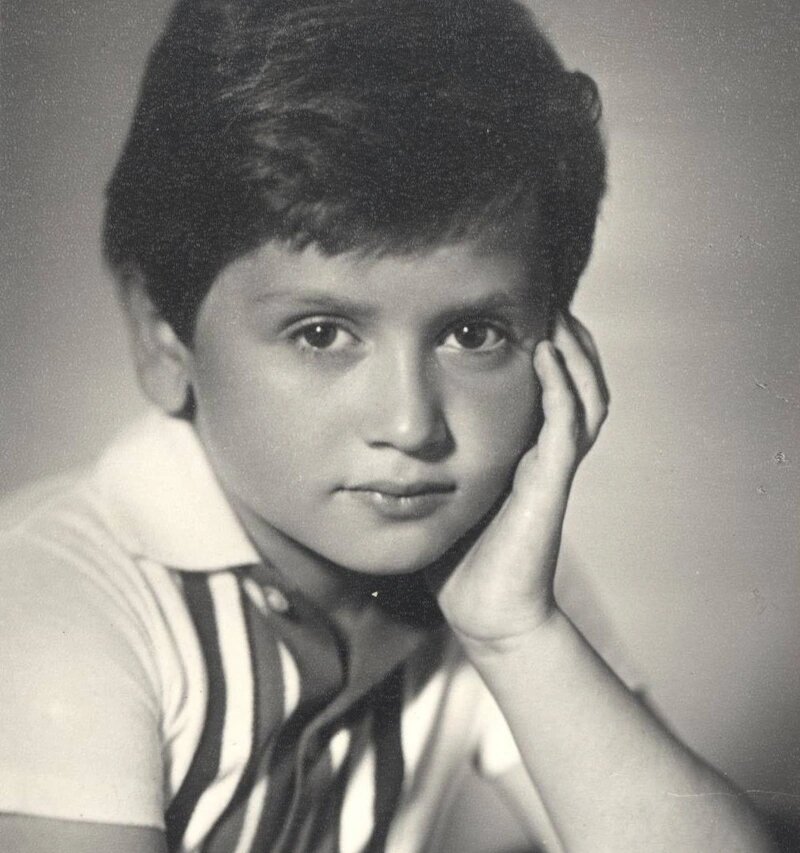 Алексей Бегак в детстве