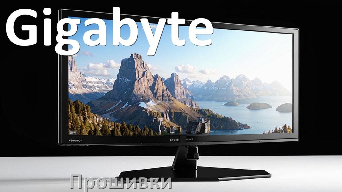 
Прошивки для монитора Gigabyte скачать обновление ПО и дампы памяти для обновления и установки через VGA, HDMI