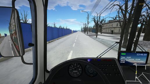 Bus Driver Simulator (симулятор вождения городского автобуса, режим карьеры).