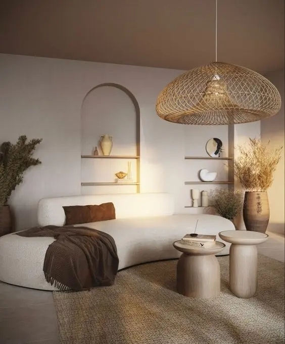 Гостиная в стиле джапанди