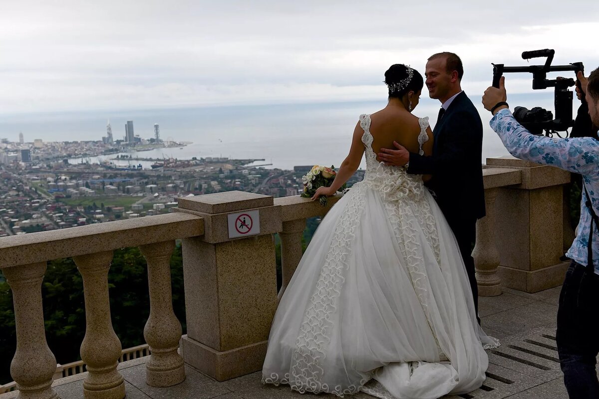 Монастырь Святой Троицы на горе Самеба в Аджарии © Sputnik / Alexander Imedashvili