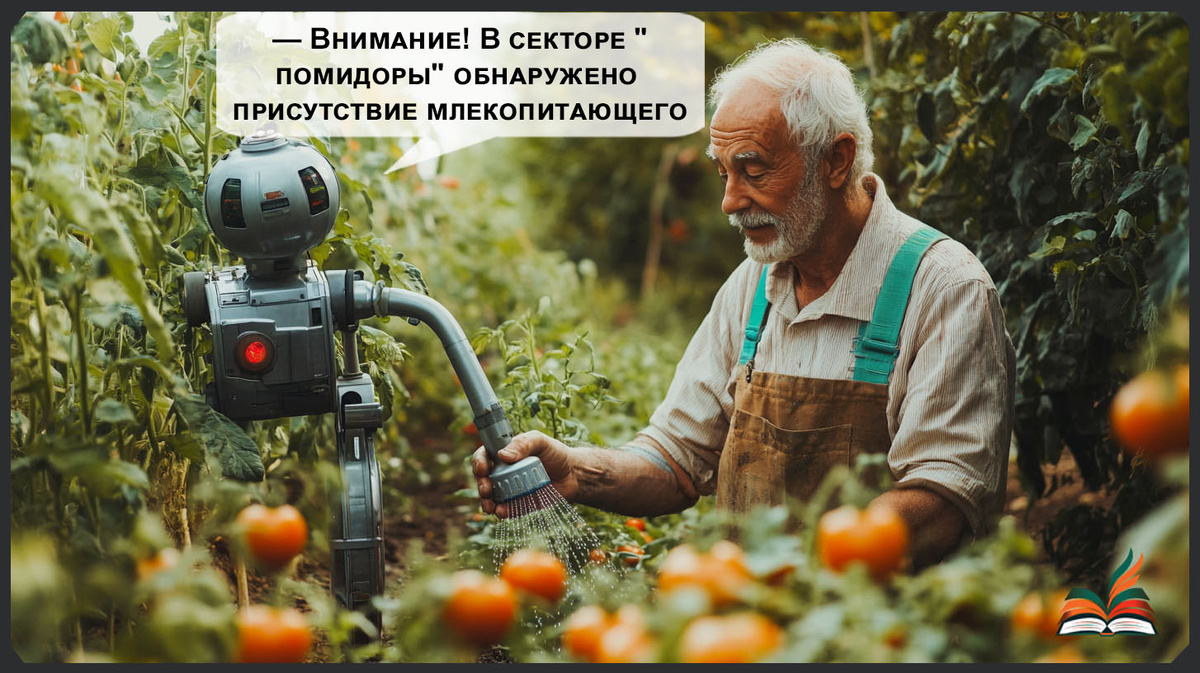 Искусственный интеллект на грядке - Юмористический рассказ  