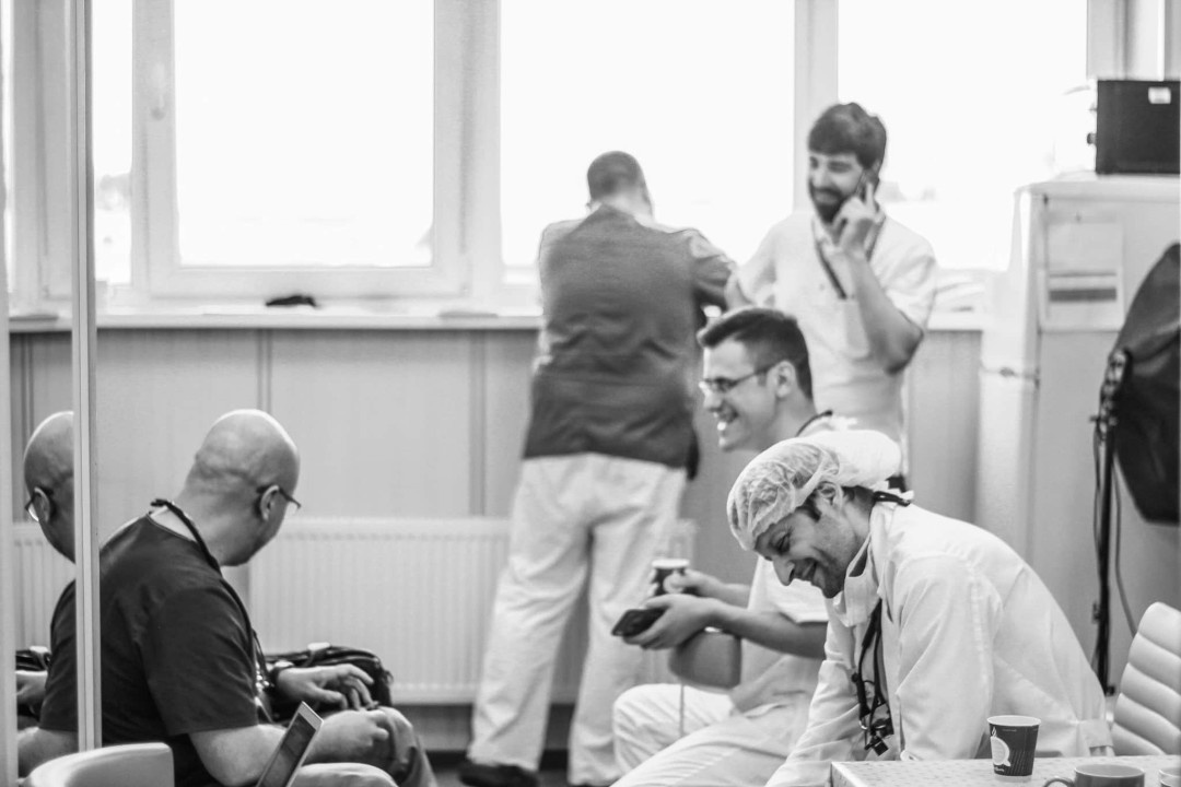 Доктор Павленко с коллегами.