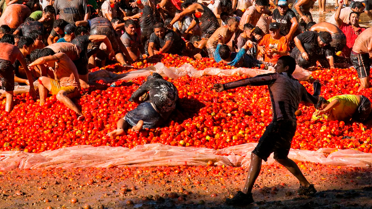 Фестиваль помидоров (Ла Томатина, Испания)