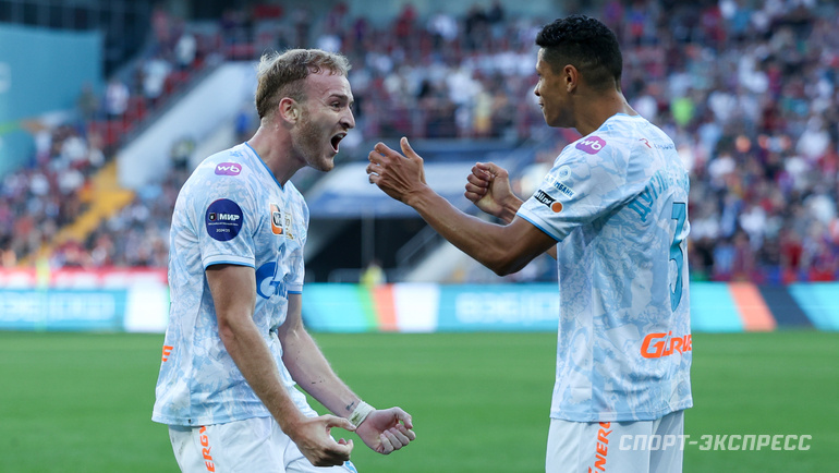    ЦСКА — «Зенит» (0:1). Лусиано Гонду и Дуглас Сантос.Дарья Исаева