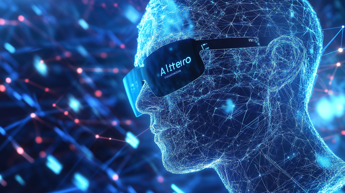 hyper-realistic image representing the evolution of business and personal projects through Web 3.0 technologies