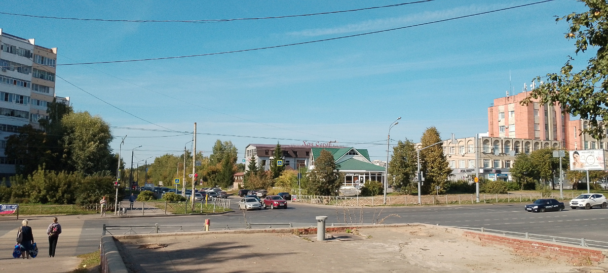 Моя прогулка. Перекресток  Фучика - Сафиуллина
