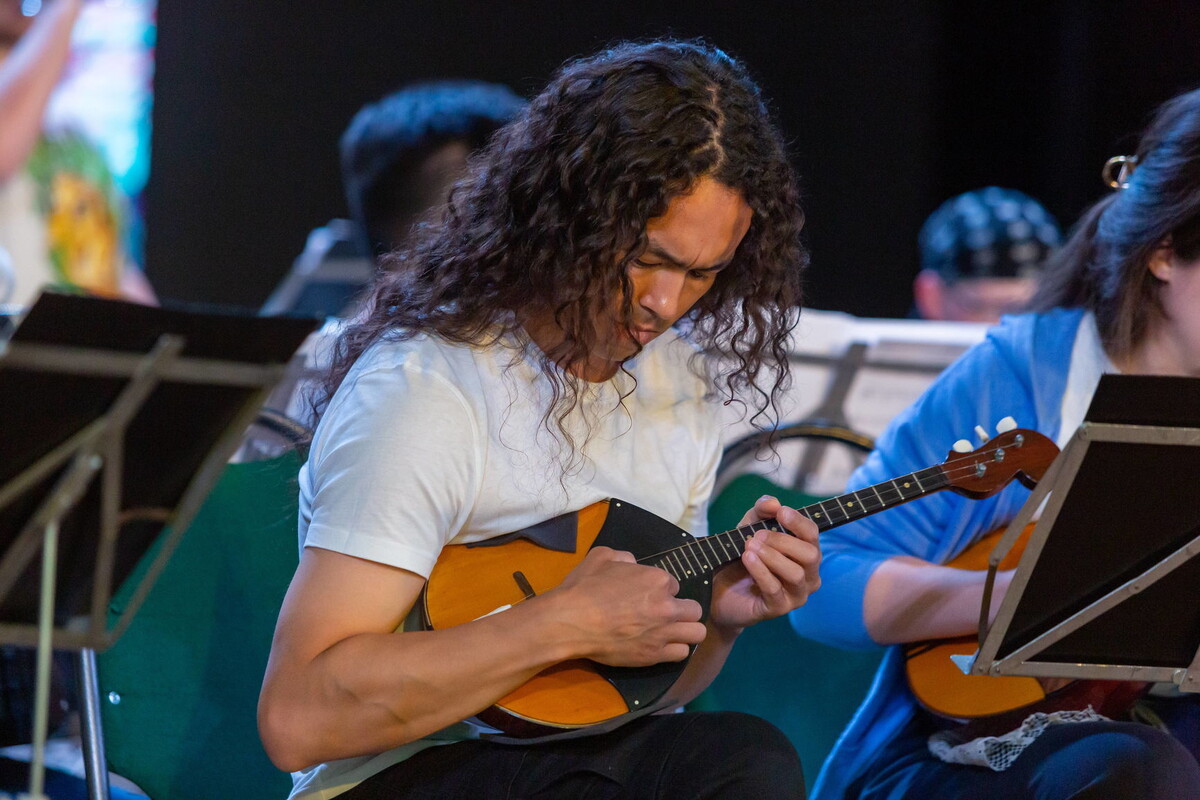 В русском народном оркестре