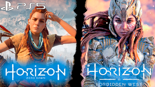 Большое сравнение horizon forbidden west vs horizon zero dawn