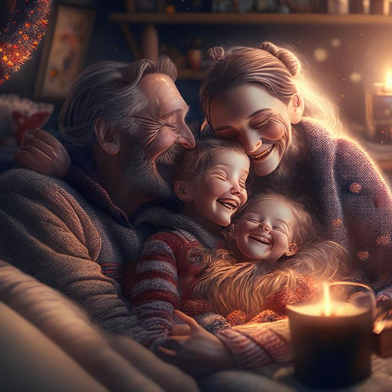 "Радость жизни в любом возрасте" - картинка от искусственного интеллекта