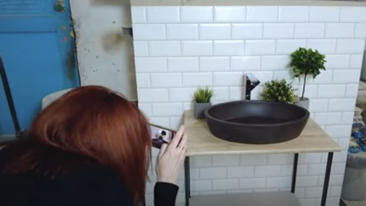 Раковины из стеклофибробетона.