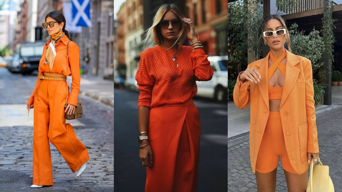 Оранжевый монохром.