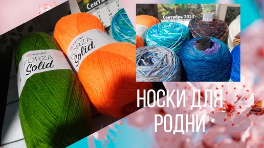 Носки 🧶🧶🧶для родни . Вступление