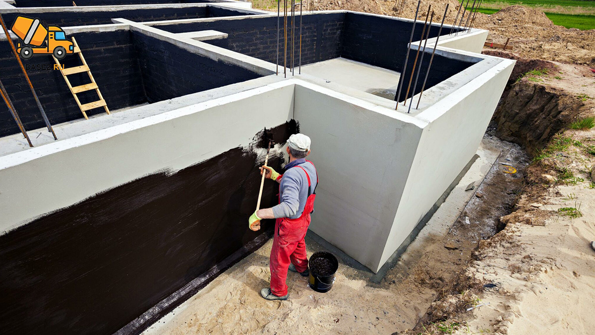 Фото гидроизоляция фундамента