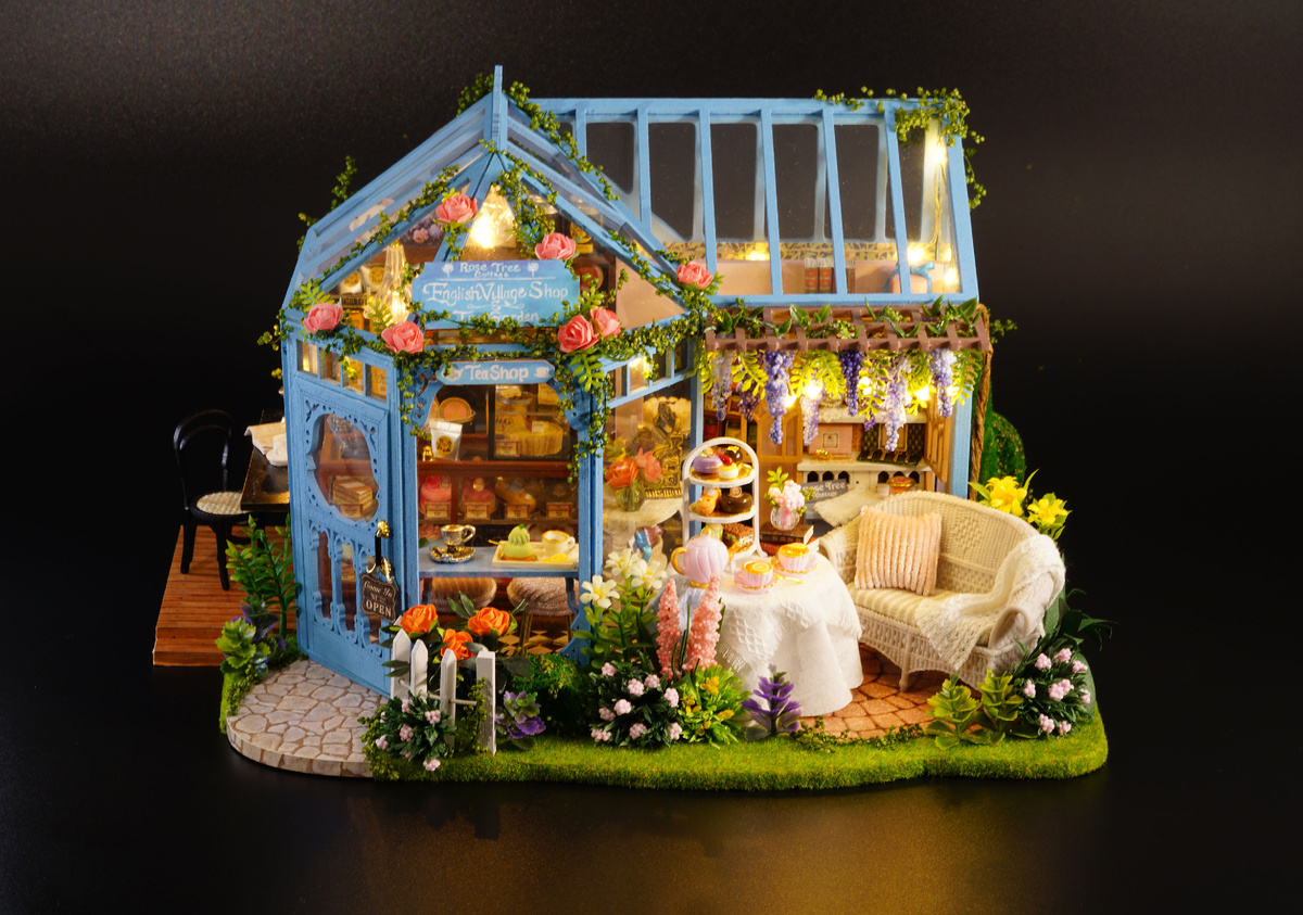 Домик из набора "Чайный домик"