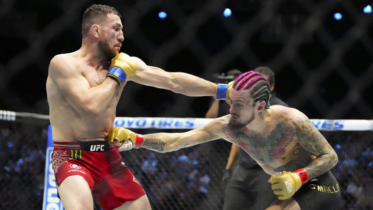    Мераб Двалишвили и Шон О'Мэлли.Stephen R. Sylvanie-Imagn Images