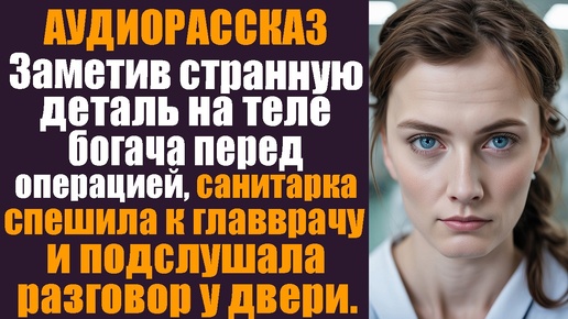 Заметив странную деталь на теле богача перед операцией, санитарка спешила к главврачу. Аудиорассказ