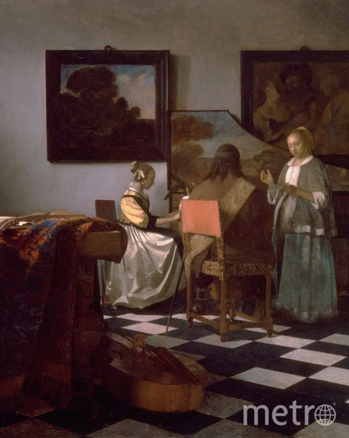    Ян Вермеер "Концерт". Общественное достояние