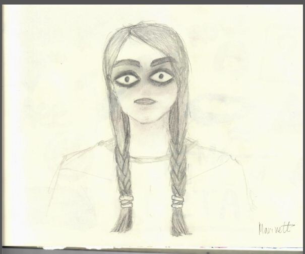 Автопортрет Маринетт Мортем "Готика"