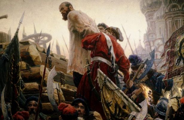 Рис. 1. Восстание Степана Разина.