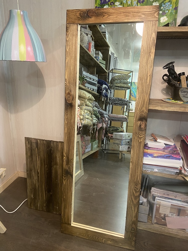 Зеркало "Палисандр" в стиле рустик