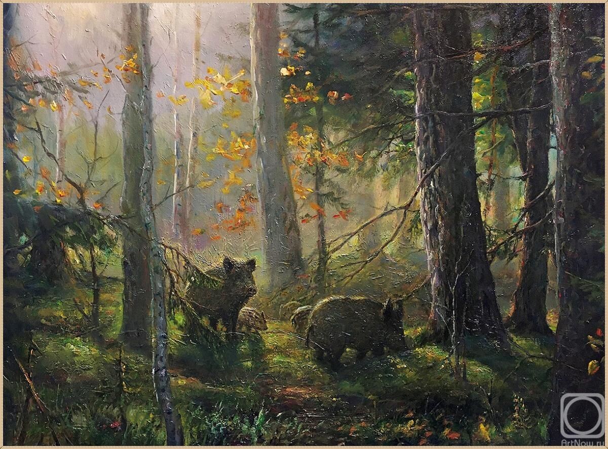 © Игорь Майков. В поисках сочных корешков. Холст, масло. 60  x 80см. 2012 г.