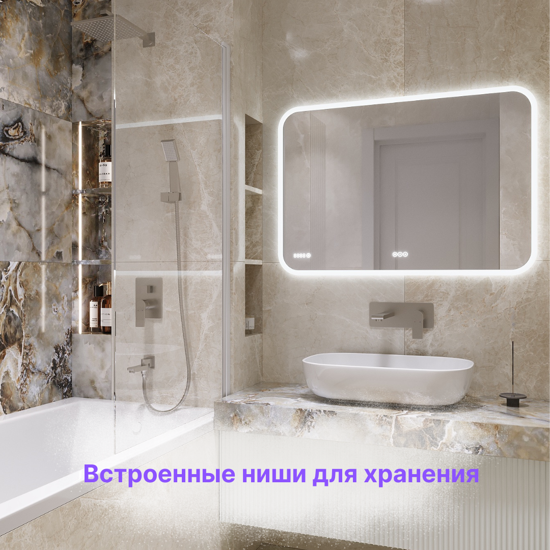 Ванная. ЖК 1777. студия интерьерного дизайна "MARKOVA Design"