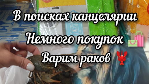 Обошли все магазины 🤯 Варим раков 🦞 Немного покупок 🛍️