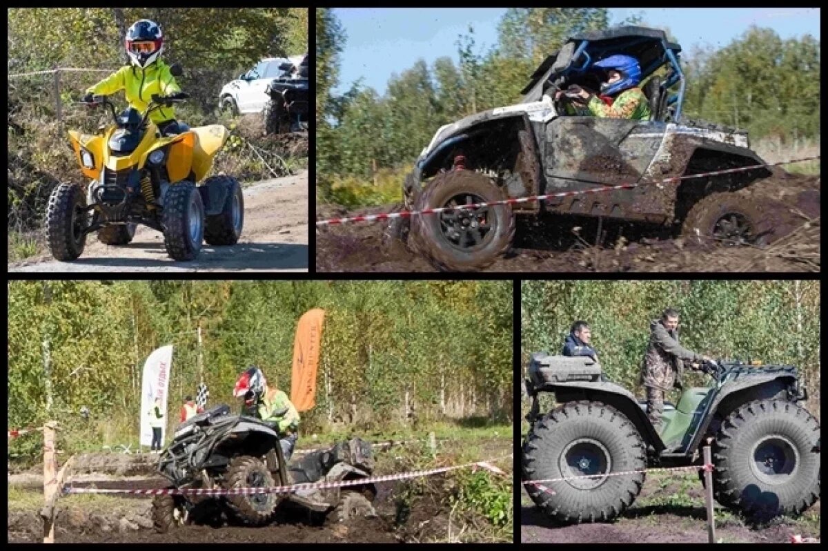    В Новосибирске на «Квадрофест-2024» прошли гонки по грязи и болоту