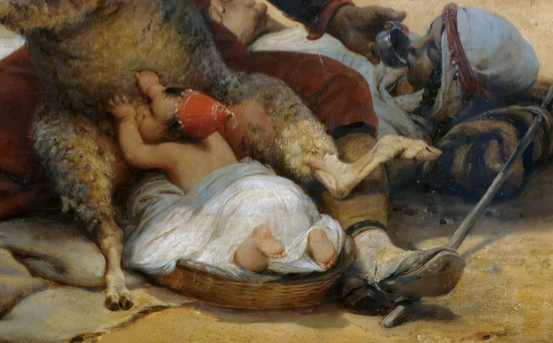 Необычная картина из обычной жизни кочевого народа.