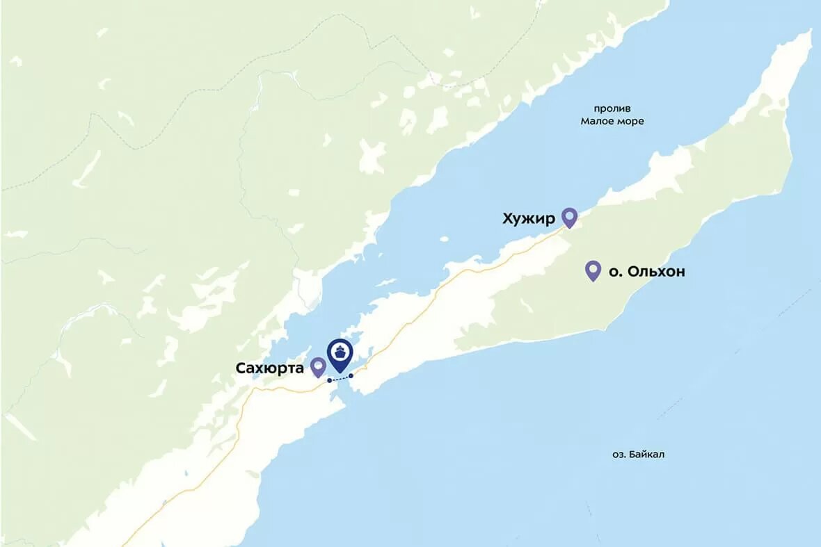 карта о.Ольхон