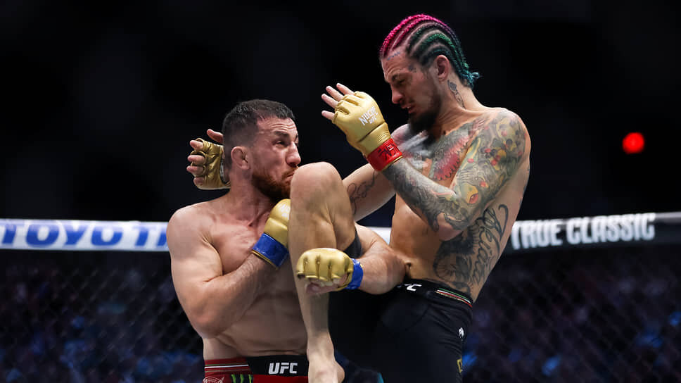 Фото: Wade Vandervort / Las Vegas Sun / AP📷Мераб Двалишвили (слева) и Шон О`Мэлли