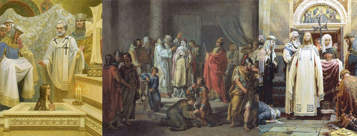 Крещение княгини Ольги