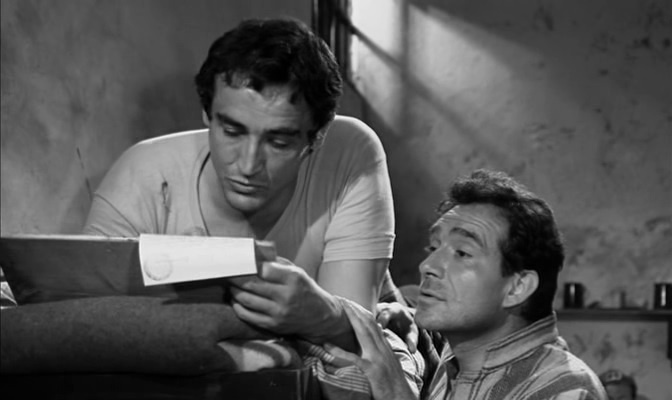 Витторио Гассман и Уго Тоньяцци ф ильме Дино Ризи "Марш на Рим". 1962