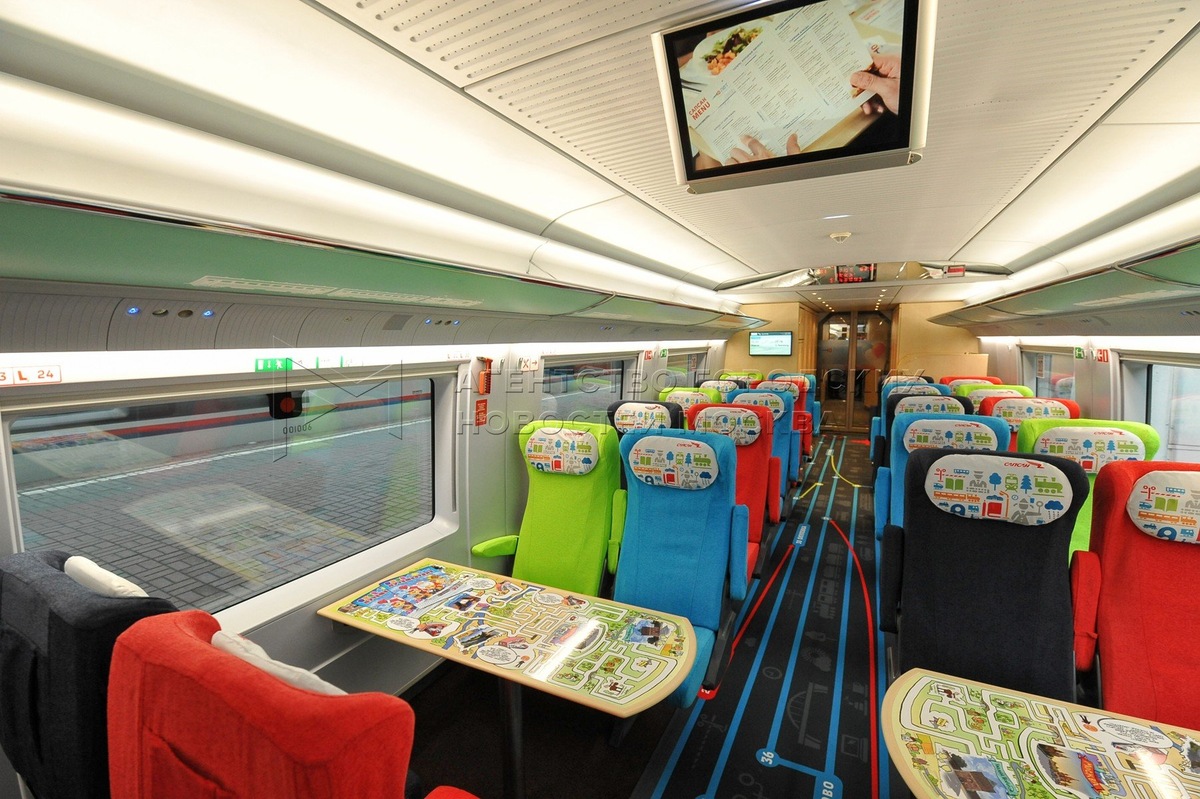 детский вагон в Сапсане