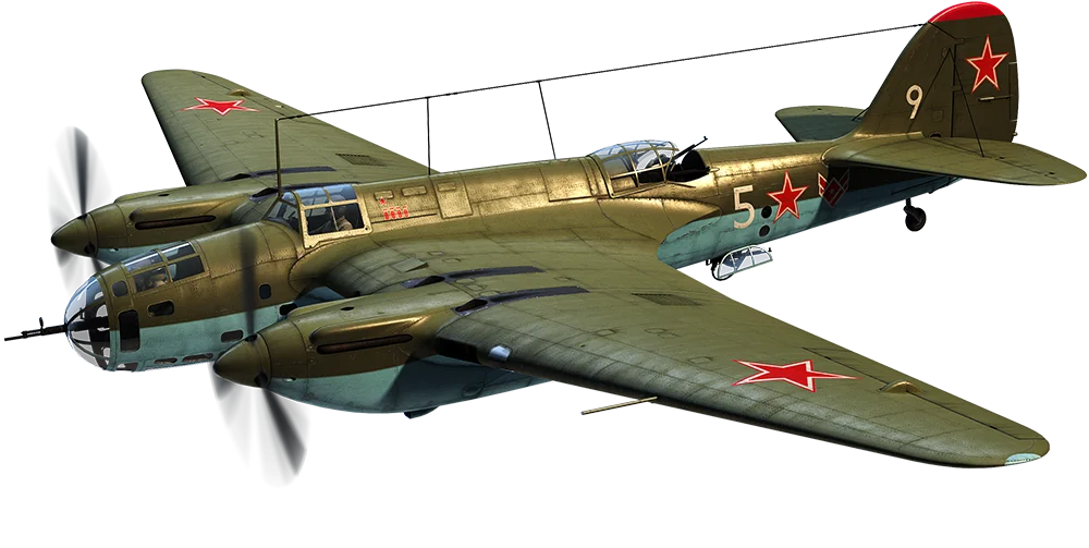 Двухмоторный пикирующий бомбардировщикАр-2