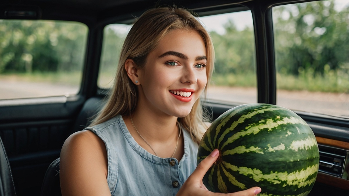 Кира с улыбкой вспоминает, как арбуз стал её верным спасителем в трудный момент.