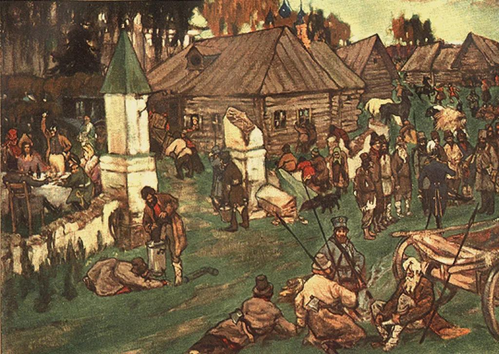 Г. Д. Алексеев."Ополчение 1812 года". Фото: lukcbs.ru