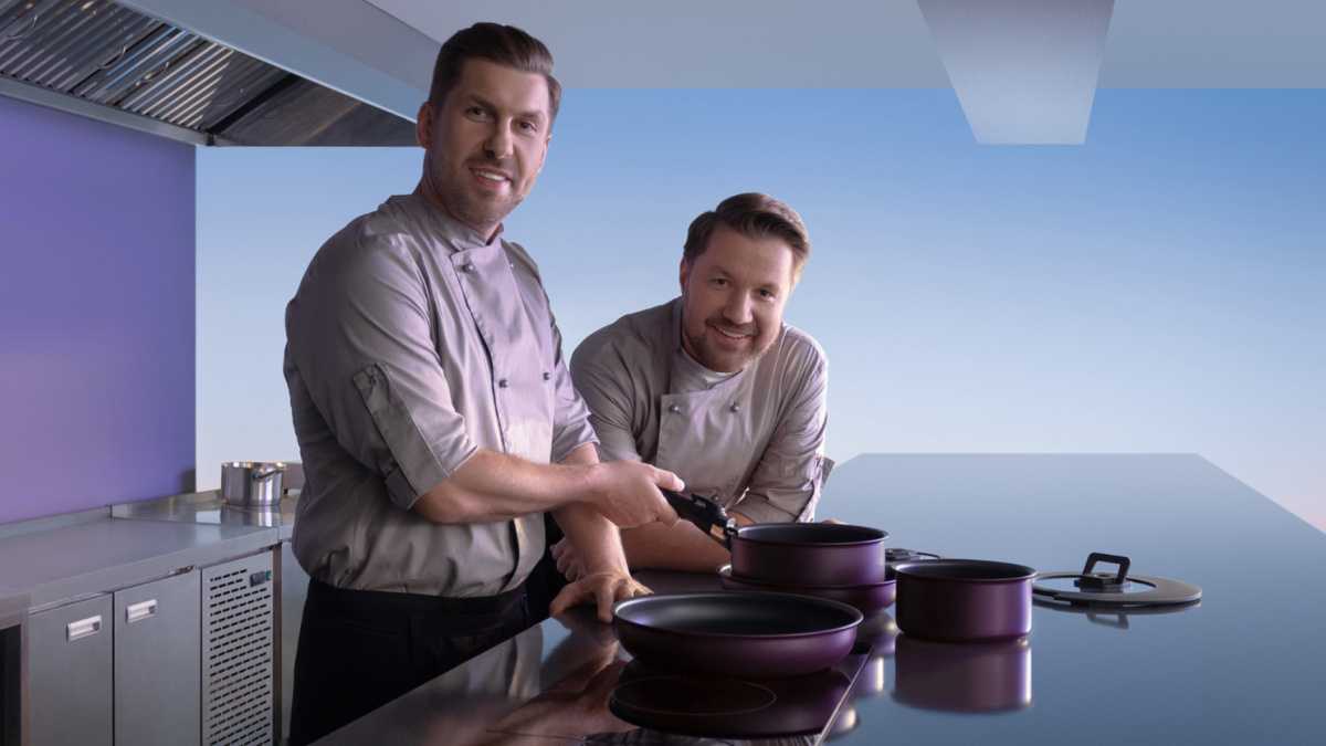 Шеф-повара Виталий Истомин и Артем Лосев рекомендуют набор посуды EasyKeep-14D